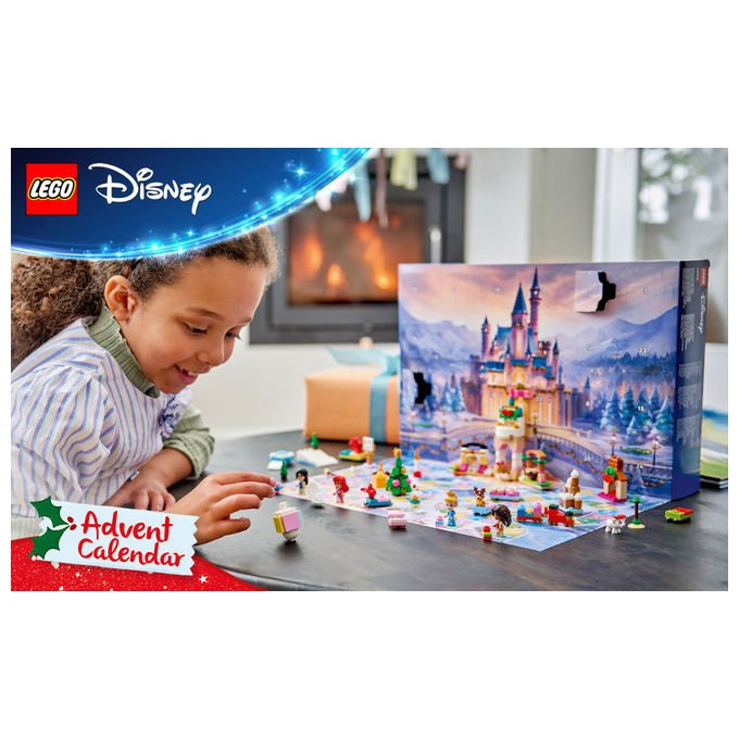 Lego 43298 Calendario dell'Avvento LEGO Disney Princess 2026 Set da Costruzione con 290 Pezzi per Bambini da 5+ Anni colore Multicolore
