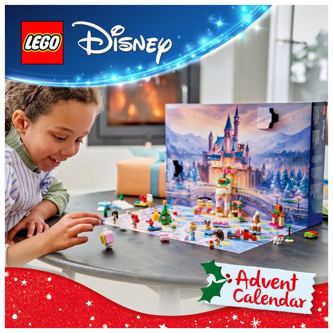 Lego 43298 Calendario dell'Avvento LEGO Disney Princess 2026 Set da Costruzione con 290 Pezzi per Bambini da 5+ Anni colore Multicolore