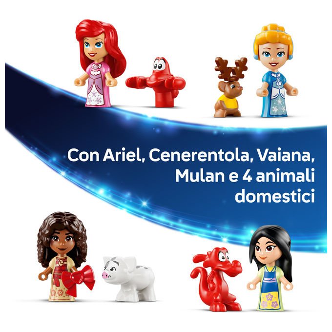 Lego 43298 Calendario dell'Avvento LEGO Disney Princess 2026 Set da Costruzione con 290 Pezzi per Bambini da 5+ Anni colore Multicolore