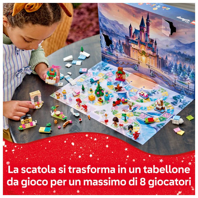 Lego 43298 Calendario dell'Avvento LEGO Disney Princess 2026 Set da Costruzione con 290 Pezzi per Bambini da 5+ Anni colore Multicolore