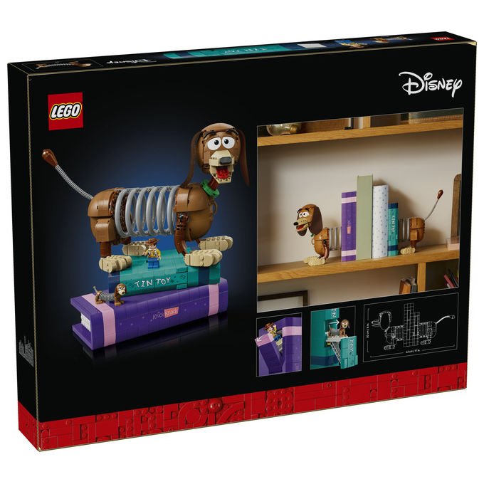 Lego 43301 Disney Pixar Fermalibri di Slinky Toy Story Set da Costruzione per Adulti 1307 Pezzi con Minifigure di Woody