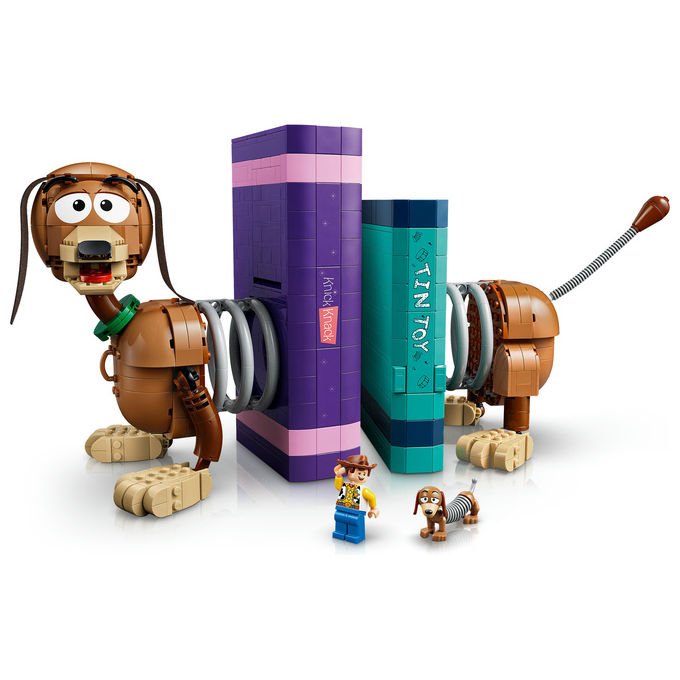 Lego 43301 Disney Pixar Fermalibri di Slinky Toy Story Set da Costruzione per Adulti 1307 Pezzi con Minifigure di Woody