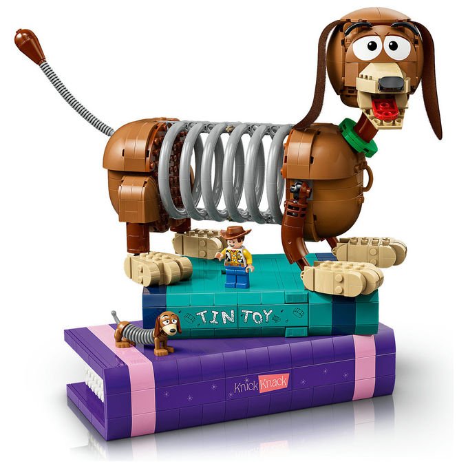 Lego 43301 Disney Pixar Fermalibri di Slinky Toy Story Set da Costruzione per Adulti 1307 Pezzi con Minifigure di Woody