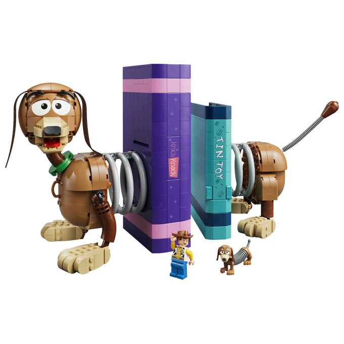 Lego 43301 Disney Pixar Fermalibri di Slinky Toy Story Set da Costruzione per Adulti 1307 Pezzi con Minifigure di Woody