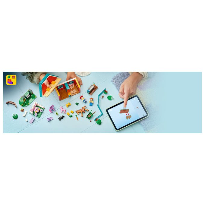 Lego 43304 Disney Pixar Toy Story Il Ranch dei Cavalli di Blaze Playset 209 pezzi con Minifigure Woody e Jessie 4 anni