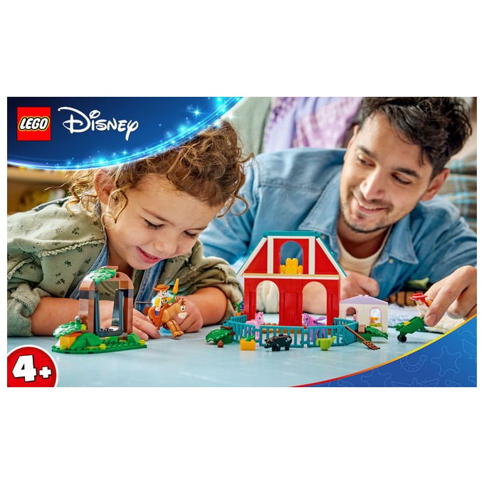 Lego 43304 Disney Pixar Toy Story Il Ranch dei Cavalli di Blaze Playset 209 pezzi con Minifigure Woody e Jessie 4 anni