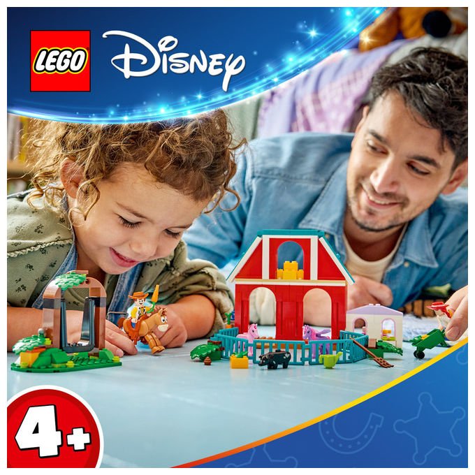 Lego 43304 Disney Pixar Toy Story Il Ranch dei Cavalli di Blaze Playset 209 pezzi con Minifigure Woody e Jessie 4 anni