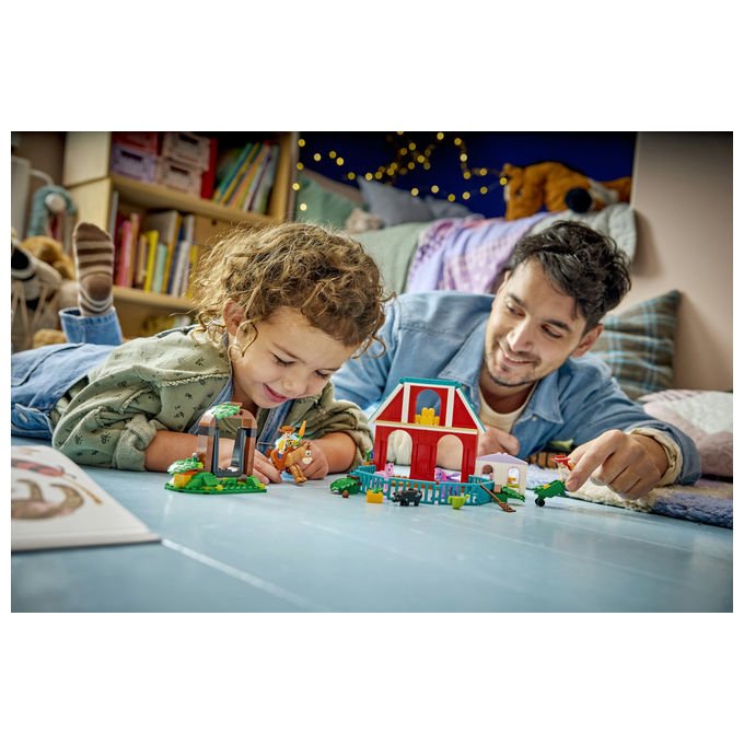 Lego 43304 Disney Pixar Toy Story Il Ranch dei Cavalli di Blaze Playset 209 pezzi con Minifigure Woody e Jessie 4 anni