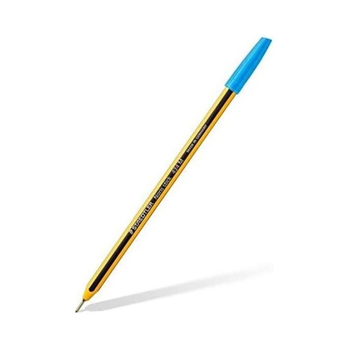 Staedtler Confezione 10 Penne a Sfera Noris Stick Azzurro