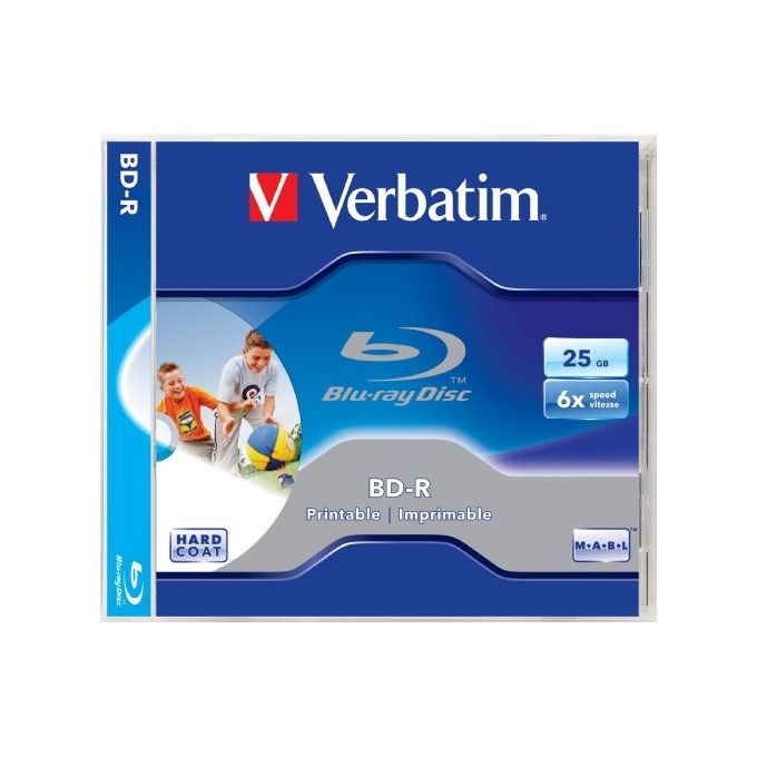 Verbatim Bd-r Sl 25Gb*6x Printable Jewelcase