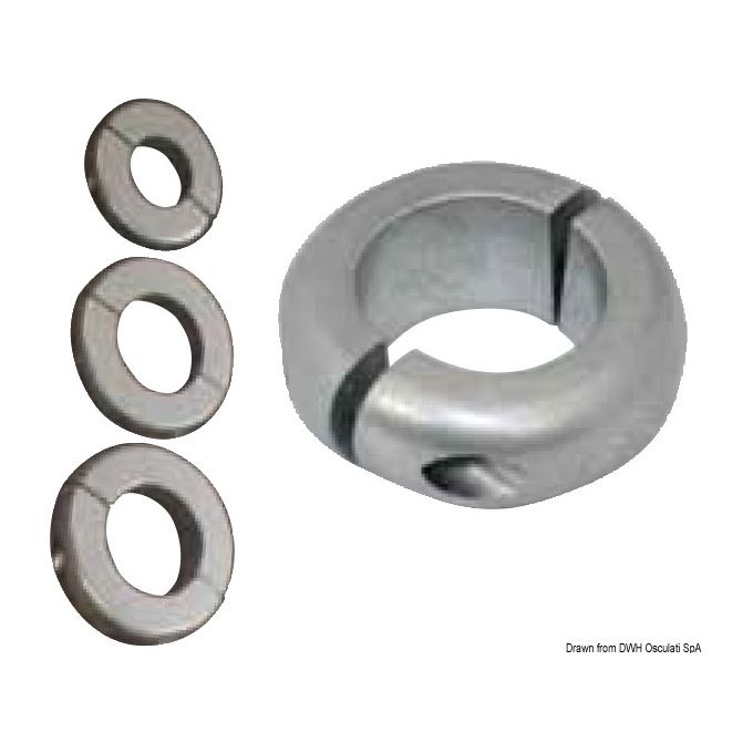 Anodo Oliva Bassa Mm 45  Alluminio