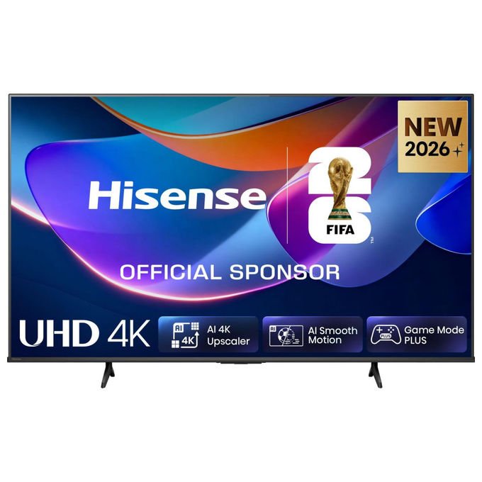 Hisense 43A6S Smart TV 43'' 4K Ultra HD QLED VIDAA Dolby Vision Wi-Fi colore Nero