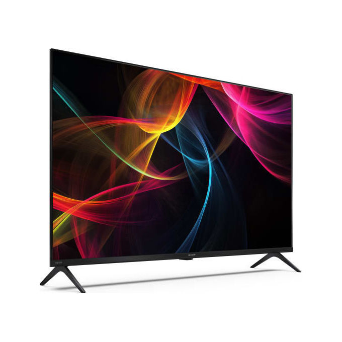 Sharp, TV 43 pollici UHD 4K Google TV, Smart TV, Nero