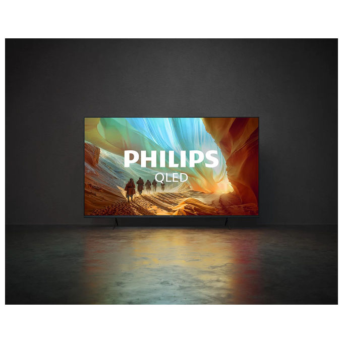 Philips 43PQS7801-12 TV 43'' 4K Ultra HD Smart QLED Wi-Fi Titan OS HDR10+ Dolby Atmos colore Nero