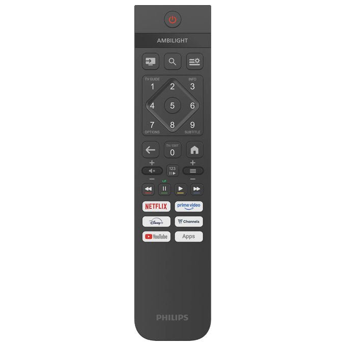 Philips 43PUS8450-12 Smart TV QLED 43'' 4K Ultra HD Ambilight HDR10+ Dolby Atmos Titan OS colore Nero