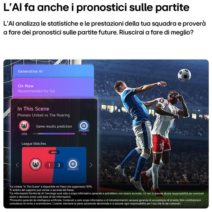 LG 43QNED70B6C QNED70B Smart TV 43'' QNED MiniLED 4K Ultra HD webOS 26 Wi-Fi Dolby Digital AI Magic Remote colore Nero