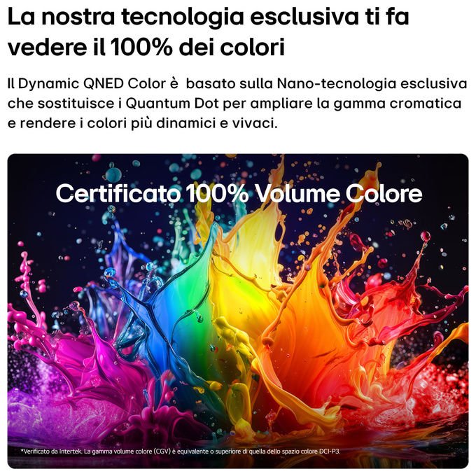 LG 43QNED70B6C QNED70B Smart TV 43'' QNED MiniLED 4K Ultra HD webOS 26 Wi-Fi Dolby Digital AI Magic Remote colore Nero
