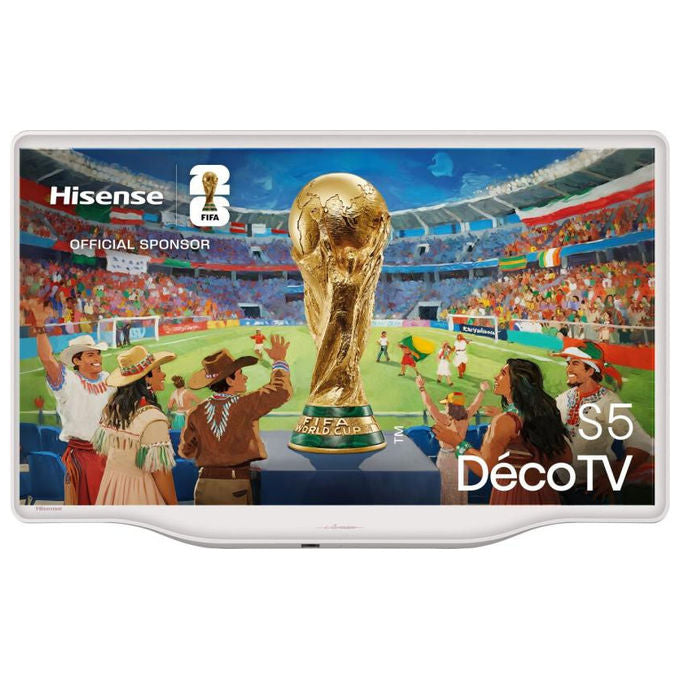 Hisense 43S5Q DECO TV QLED 4K UHD Smart Wi-Fi 109,2 cm (43'') colore Bianco