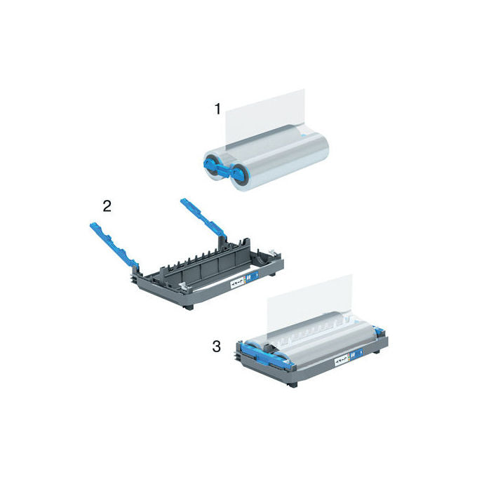 GBC 4410023 Foton 30 Cartuccia ricaricabile per plastificatrice 75 micron lucida colore Grigio Trasparente