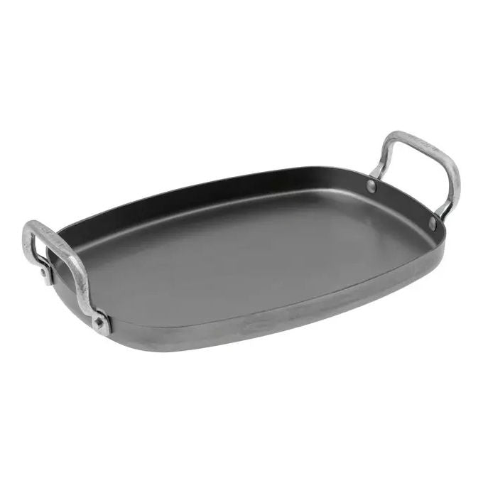 De Buyer 5640.01 Plancha in acciaio Mineral B 38x26x2.5 cm colore Grigio