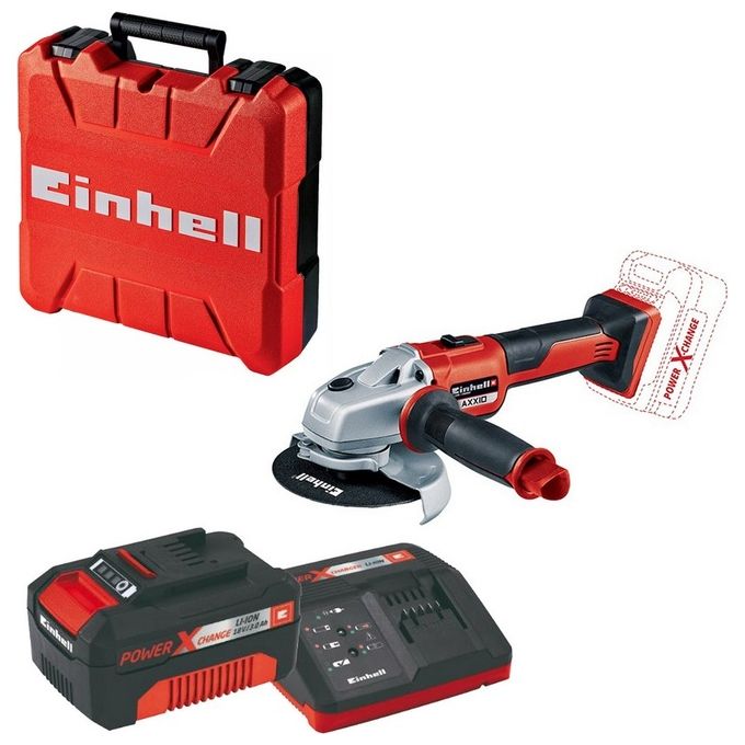 Einhell Kit Smerigliatrice Angolare Te-Ag 18-125 Li