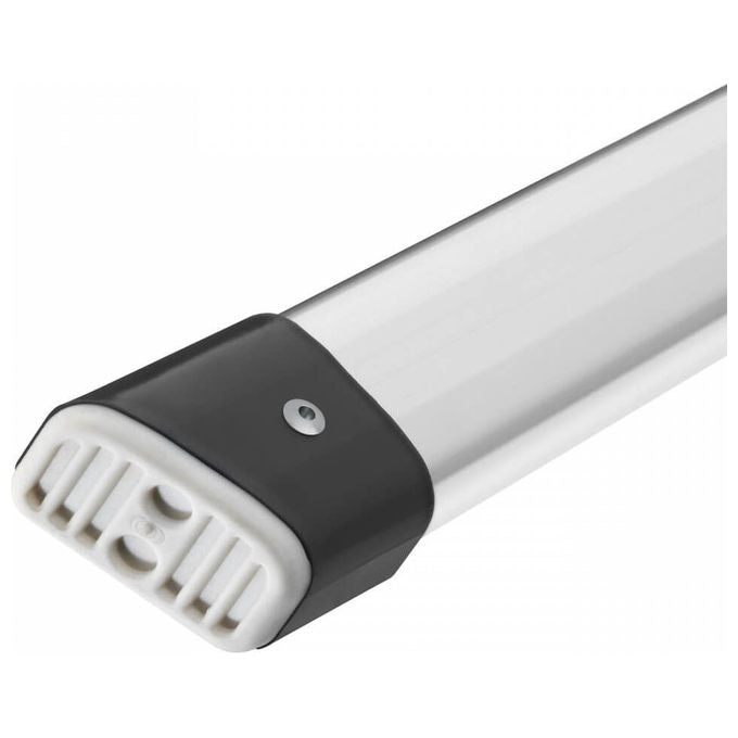 Hailo 4442-701 StandardLine Scaletta pieghevole a doppio gradino 2x2 gradini in alluminio con piedi antiscivolo e portata 150 kg colore Argento