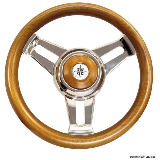 Volante In Legno Teak Osculati