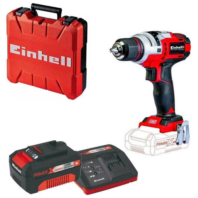 Einhell Kit Trapano A Batteria Te-Cd 18 Li E