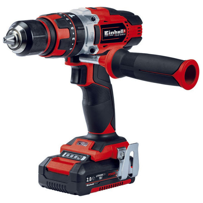 Einhell Trapano Avvitatore A Percussione A Batteria Te-Cd 18-48 Li-I
