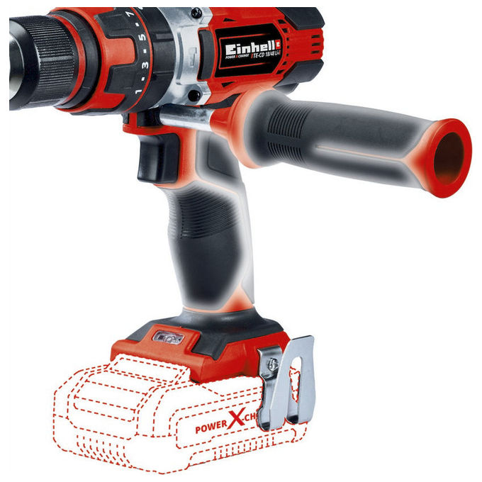 Einhell TE-CD 18-48 Trapano avvitatore a percussione 18V 48Nm Power X-Change