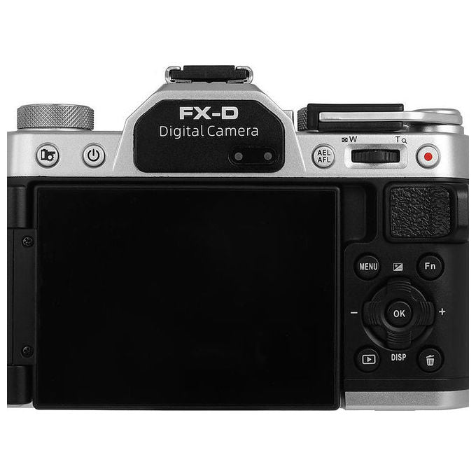 Yashica 4582712711130 FX-D 300 Fotocamera Digitale 50 MP CMOS 4K 2.5x zoom digitale colore Silver