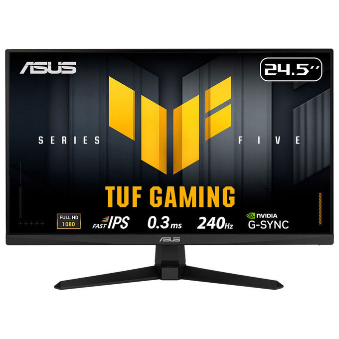 Asus 90LM0B90-B01O71 TUF Gaming Monitor PC 24.5'' Fast IPS FHD 1920x1080 240 Hz HDR10 Altoparlanti Incorporati colore Nero