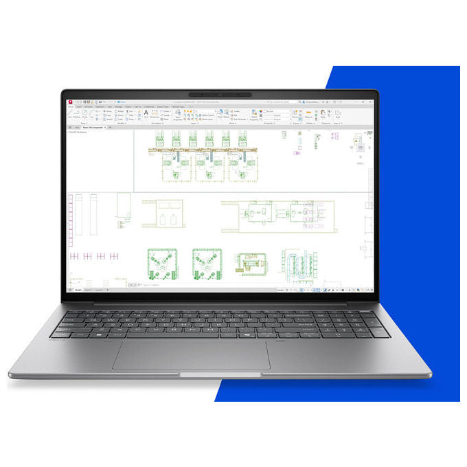 HP DK1L7ET ZBook 8 G2i Workstation mobile Intel Core Ultra 7 356H 32 GB DDR5-SDRAM 1 TB SSD NVIDIA RTX PRO 500 Blackwell Wi-Fi 7 Windows 11 Pro colore Argento