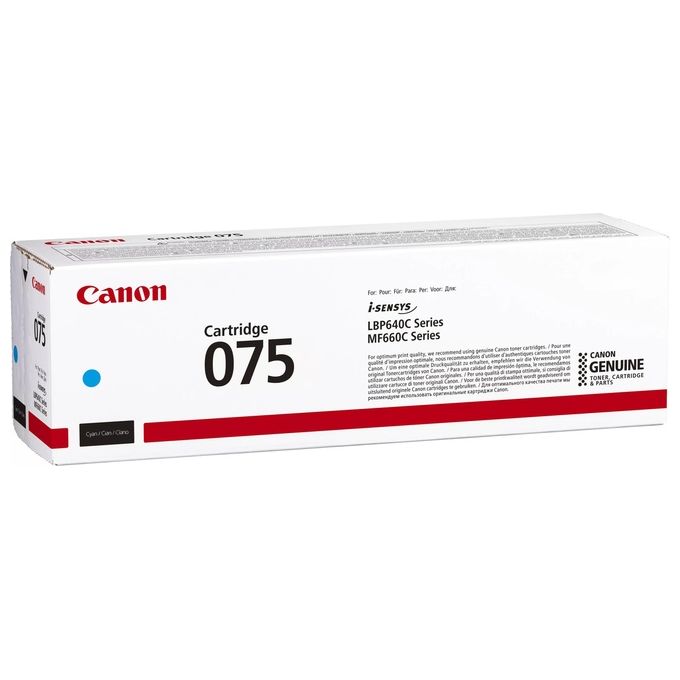 Canon 6364C002 075 Toner Originale Ciano Resa 1300 pagine colore Ciano