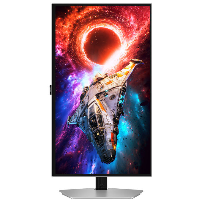 Samsung LS27HG800SUXEN Odyssey OLED G8 Monitor 27'' 4K 3840x2160 Pixel 240 Hz OLED 0,03 ms FreeSync Premium Pro colore Argento