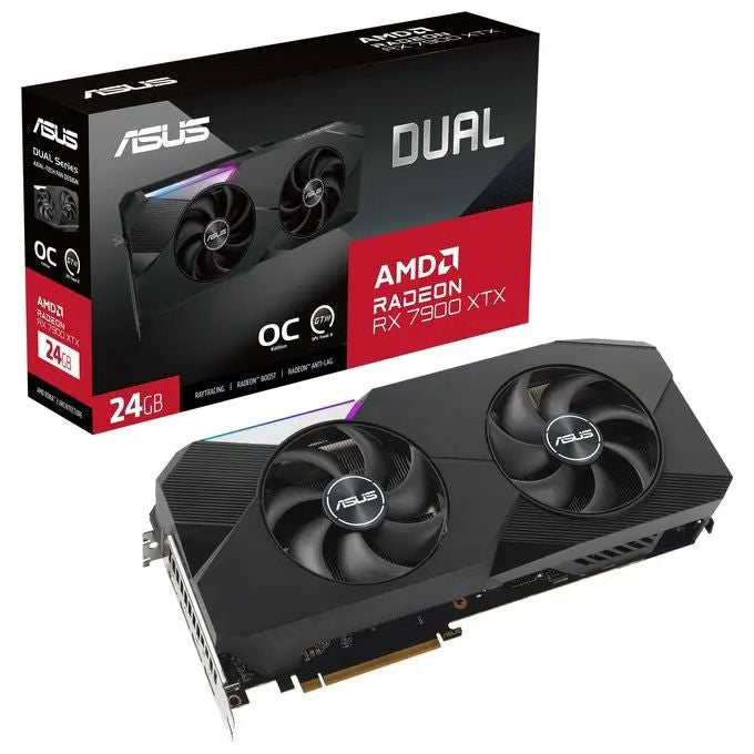 Asus Scheda Grafica DUAL-RX7900XTX-O24G OC Edition, 24GB GDDR6, HDMI x1, DisplayPort x3