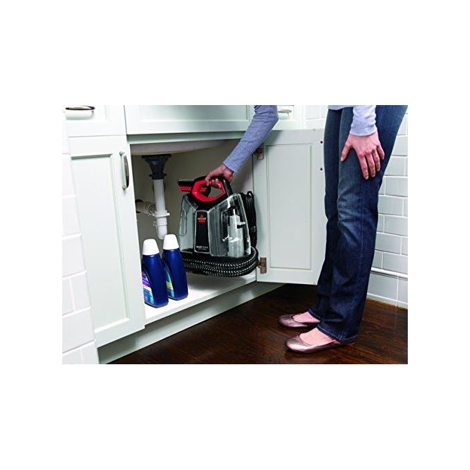 Bissell 4720M MultiClean Spot and Stain Pulitore portatile e Lavamoquette per Macchie ed Aloni Capacita' 1,4 Litri Nero e Rosso