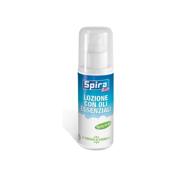 Spira Protezione Repellente Antiinsetti a base di Olii Naturali Profumazione Citronella Bombola NoGas 100ml