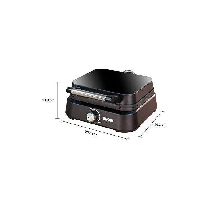 Unold 48275 piastra per waffle doppia Bruxelles