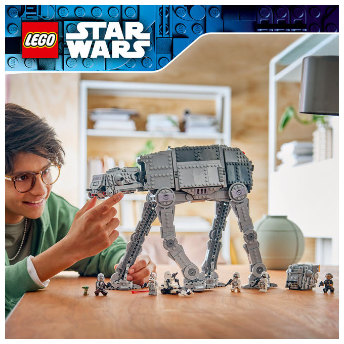 Lego 75454 AT-AT Imperial Remnant con INT-4 Kit con Navetta Speeder Bike 6 Minifigure e 1 Figura 1453 pezzi colore Multicolore