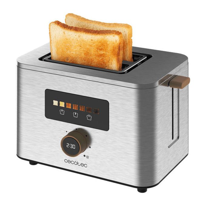Cecotec 04843 TouchandToast Double Tostapane 2 Fette 7 Livelli 950 W Acciaio Inox Grigio