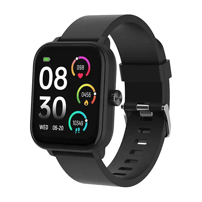 Denver SWG-155B Smartwatch con GPS Cardiofrequenzimetro e Saturimetro Chiamate in Corso Compatibile Android iOS 1.83'' Batteria 240 mAh Fino a 4 Giorni di Autonomia Impermeabile IP68 colore Nero