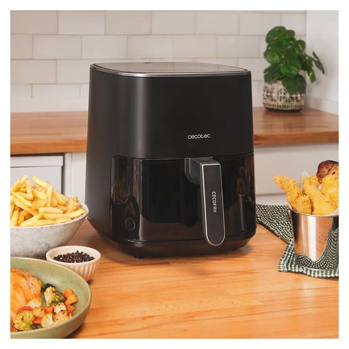 Cecotec 8435484049719 Friggitrice ad aria 5,5 L 1500 W 9 programmi Display touch colore Nero