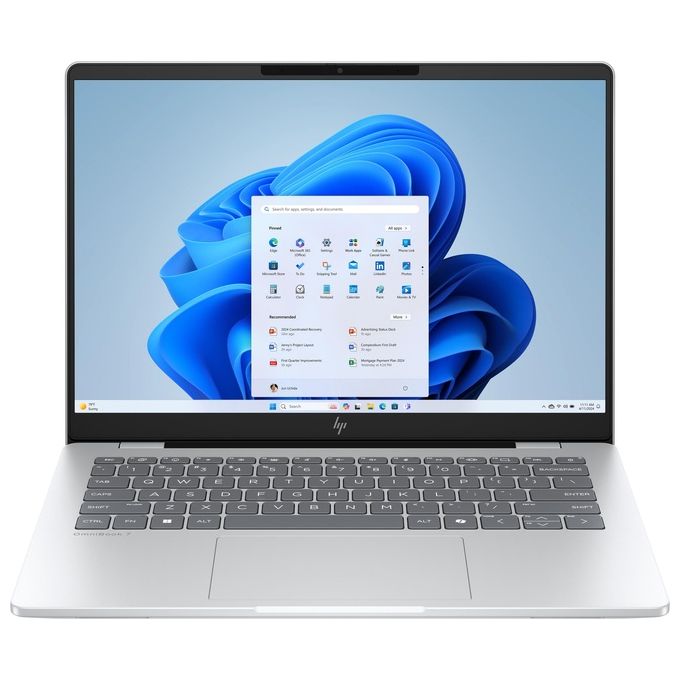 HP D3ZP0EA OmniBook 7 AI Computer portatile Intel Core Ultra 7 255U 16 GB LPDDR5-SDRAM 1 TB SSD Wi-Fi 6E Windows 11 Home colore Argento