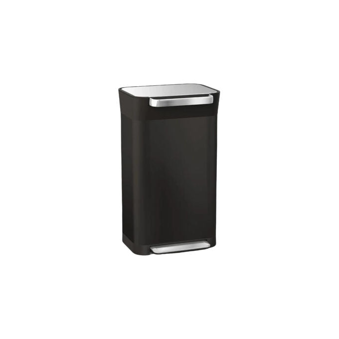 Joseph Joseph JSP016 Titan Compattatore per rifiuti 30 L con sistema di compattazione e filtro antiodore colore Nero