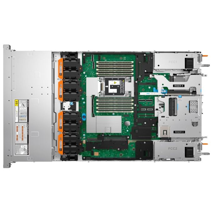 Dell 4D9JK PowerEdge R470 Server Rack 1U Intel Xeon 6507P 3,5 GHz 32 GB DDR5 480 GB colore Nero