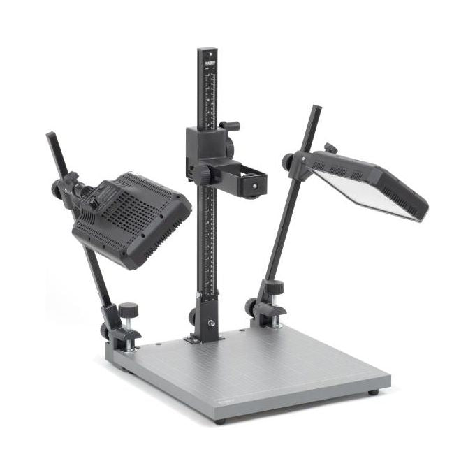 Kaiser 5308 R2 CP 24D Set di Cattura Immagini con Illuminazione LED 2 x 24 W 5600 K CRI 95 colore Nero