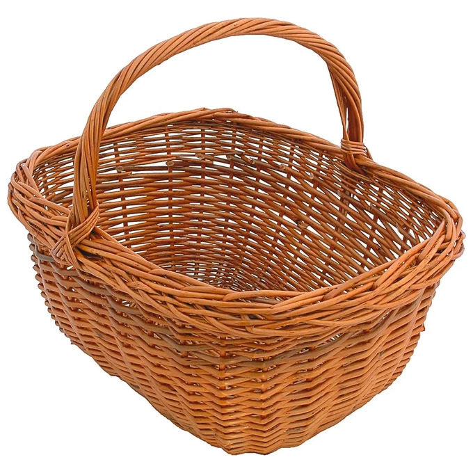 Biacchi Gianfranco srl C1550210 Cesto in vimini per trasporto funghi e frutti colore Naturale