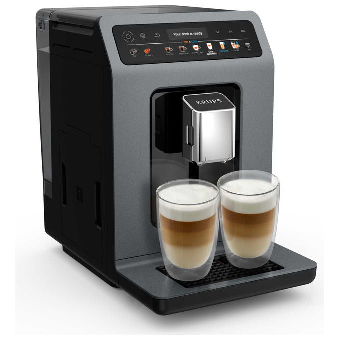 Krups EA898GF0 Evidence Macchina da caffe' Automatica 2,5 L 15 bar 1450 W Hot and Cold colore Nero Grigio
