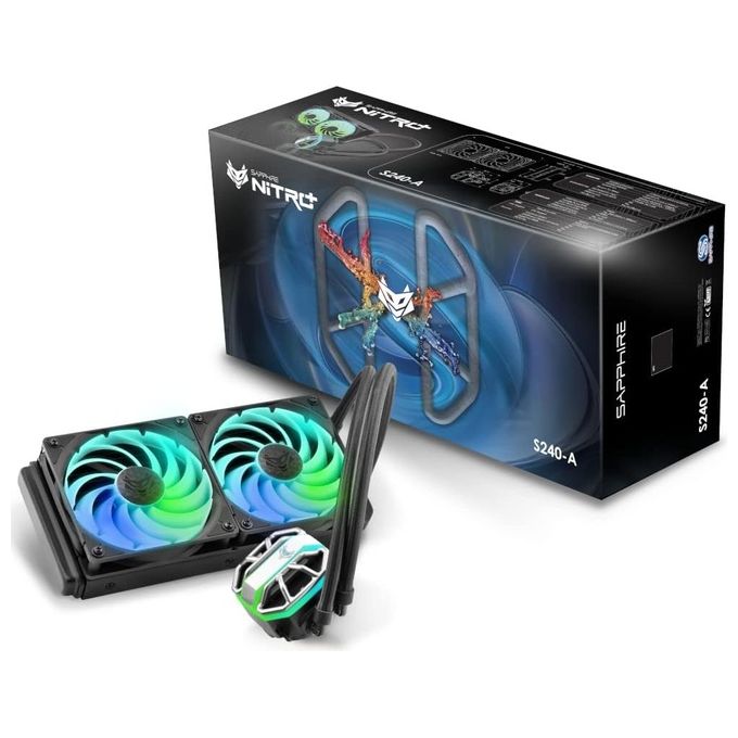SAPPHIRE Nitro+ S240-A Komplett-Wasserkühlung ARGB Nero - 240 mm